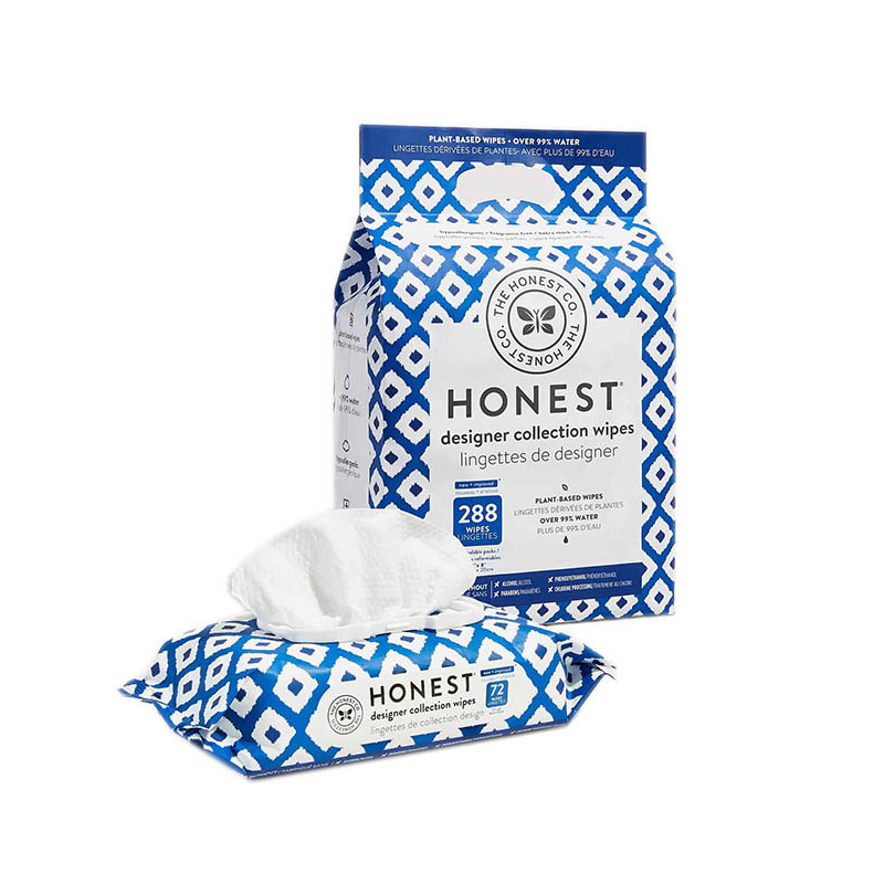 Natural Cotton at Biodegradable Bamboo Fiber Baby Wipes para sa Sensitibong Balat
